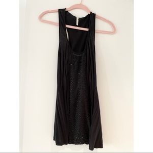 Willow & Clay Beaded Front Tank Top